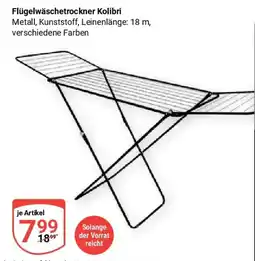 Globus Flügelwäschetrockner Kolibri Angebot