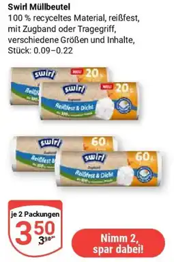 Globus Swirl Müllbeutel Angebot