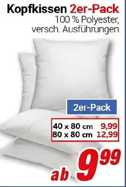 CENTERSHOP Kopfkissen 2er-Pack Angebot