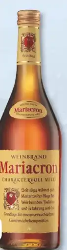 trinkgut Mariacron Weinbrand Angebot
