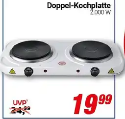 CENTERSHOP Doppel-Kochplatte Angebot