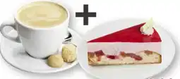 Scheck-in-Center Scheck-in Manufaktur Tasse Kaffee+1 Stück Rhabarber-Erdbeer Torte Angebot