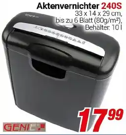 CENTERSHOP Aktenvernichter 240S Angebot