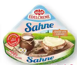 Scheck-in-Center Adler Edelcreme Sahne Angebot