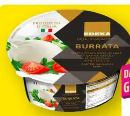 Scheck-in-Center Edeka Genussmomente Burrata Angebot