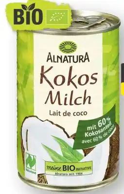 Scheck-in-Center Alnatura Bio Kokos Milch Angebot