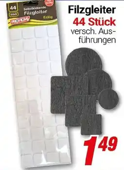 CENTERSHOP Filzgleiter 44 Stück Angebot