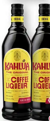 Scheck-in-Center Kahlua The Original Coffee Liqueur Angebot