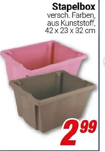 CENTERSHOP Stapelbox Angebot