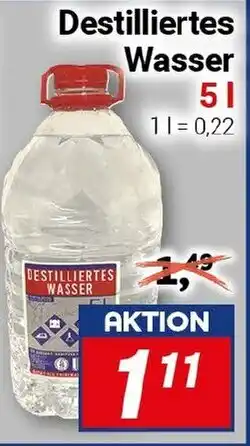 CENTERSHOP Destilliertes Wasser Angebot
