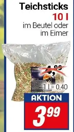 CENTERSHOP Teichsticks Angebot
