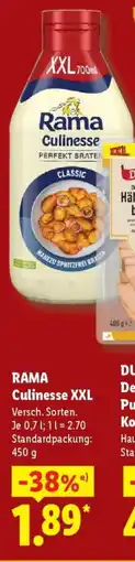 Lidl RAMA Culinesse XXL Angebot