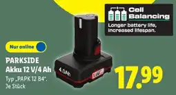 Lidl PARKSIDE Akku 12 V/4 Ah Angebot
