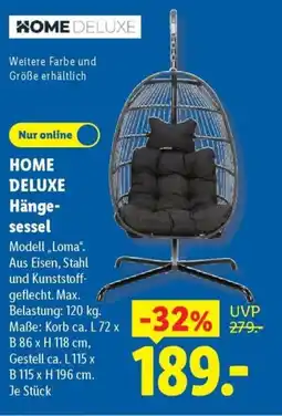 Lidl HOME DELUXE Hängesessel Angebot