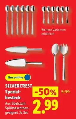 Lidl SILVERCREST Spezialbesteck Angebot