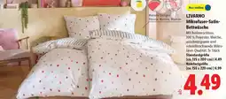 Lidl LIVARNO Mikrofaser-Satin Bettwäsche Angebot