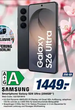 Expert SAMSUNG Smartphone Galaxy S26 Ultra (256GB) Angebot