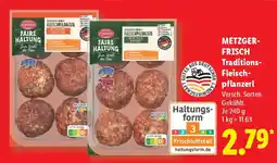 Lidl METZGER- FRISCH Traditions Fleischpflanzerl Angebot
