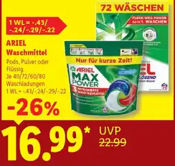 Lidl ARIEL Waschmittel Angebot