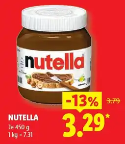Lidl NUTELLA Angebot