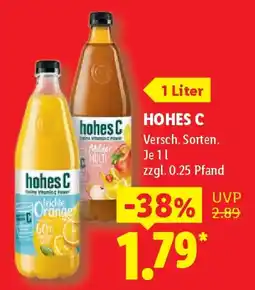 Lidl HOHES C Angebot