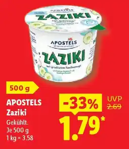 Lidl APOSTELS Zaziki Angebot