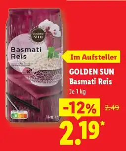 Lidl GOLDEN SUN Basmati Reis Angebot