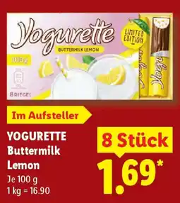 Lidl Yogurette buttermilk lemon Angebot