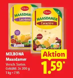 Lidl MILBONA Maasdamer Angebot