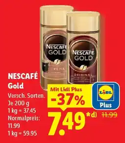 Lidl NESCAFÉ Gold Angebot