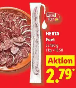 Lidl Herta fuet Angebot