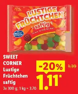 Lidl SWEET CORNER Lustige Früchtchen saftig Angebot