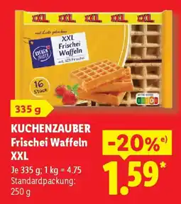 Lidl KUCHENZAUBER Frischei Waffeln XXL Angebot