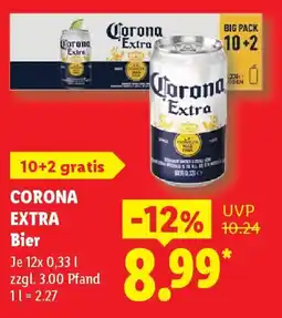 Lidl Corona extra bier Angebot
