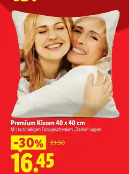 Lidl Premium Kissen 40 x 40 cm Angebot