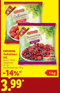 Lidl FRESHONA Tiefkühlobst XXL Angebot