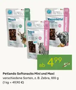 Pflanzen Kölle Petlando softsnacks mini und maxi hirsch Angebot