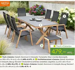 Pflanzen Kölle Siena garden tisch catania Angebot