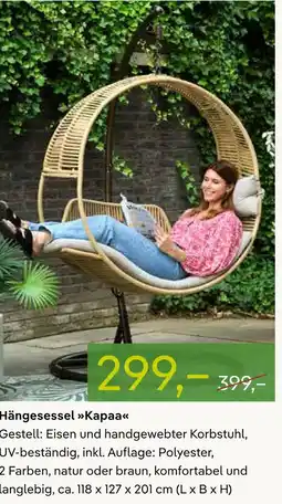 Pflanzen Kölle Hängesessel kapaa Angebot