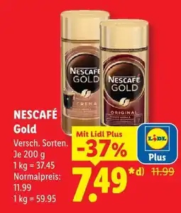 Lidl Nescafé gold crema Angebot