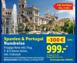 Lidl Spanien & portugal rundreise Angebot