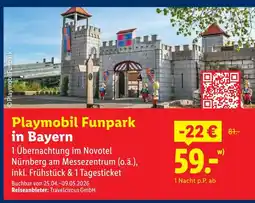 Lidl Travelcircus gmbh playmobil funpark in bayern Angebot