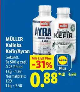 Lidl Müller kalinka kefir Angebot