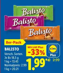 Lidl Balisto riegel Angebot