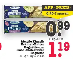 E-Center Meggle klassik kräuter-butter baguette Angebot
