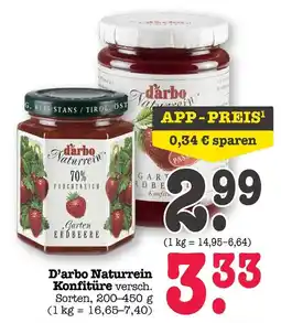 E-Center D'arbo naturrein konfitüre Angebot
