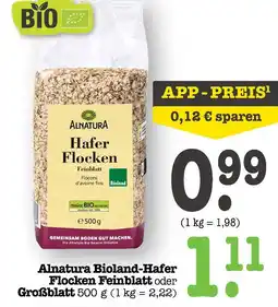E-Center Alnatura bioland-haferflocken feinblatt Angebot