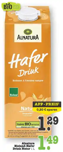 E-Center Alnatura bioland-hafer drink natur Angebot