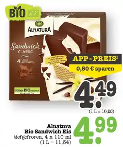 E-Center Alnatura bio sandwich eis Angebot