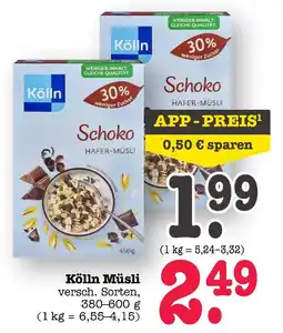 E-Center Kölln schoko hafer-müsli Angebot